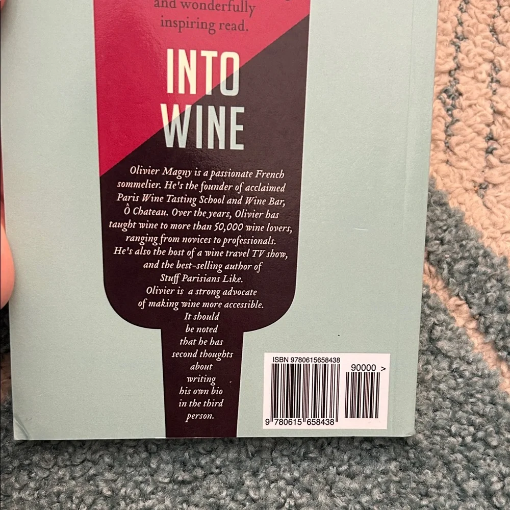 Into Wine Book by Olivier Magny